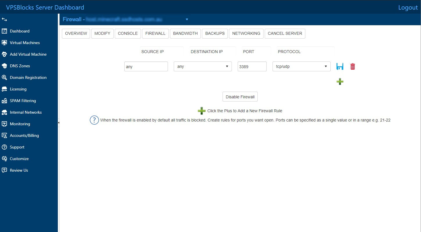 Firewall Management